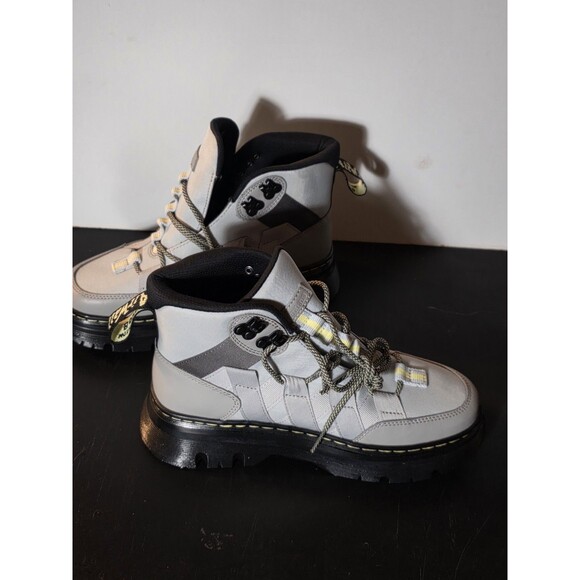 New Dr Martens Boury Utility Combat Boots Gun Metal Grey Size  Men\'s 7 Women’s 8 main image 7